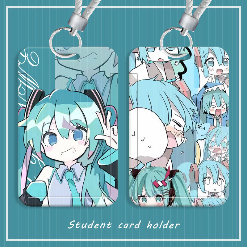 Hatsune Miku ID Badge Holder w - مراجعة Lanyard Badge Holder وسعره