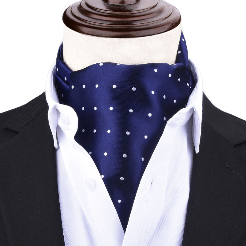 1 Piece Men's Ascot Necktie Ge - مراجعة Ascot Neck Scarf وسعره