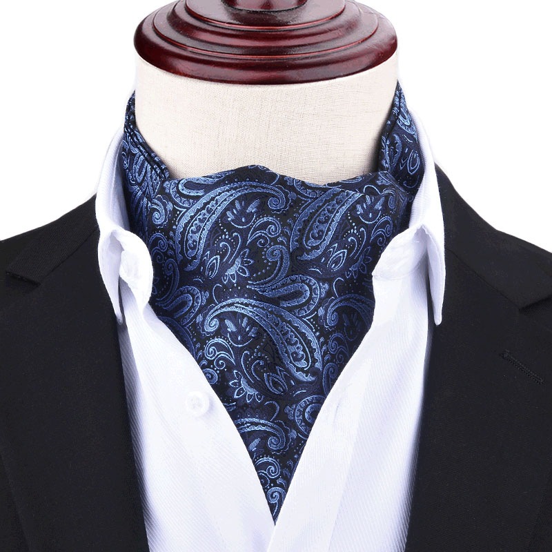 1 Piece Men's Ascot Necktie Ge - مراجعة Ascot Neck Scarf وسعره