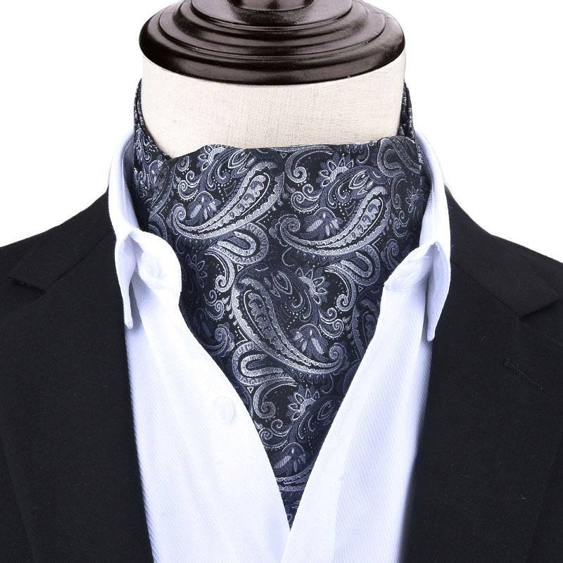 1 Piece Men's Ascot Necktie Ge - مراجعة Ascot Neck Scarf وسعره