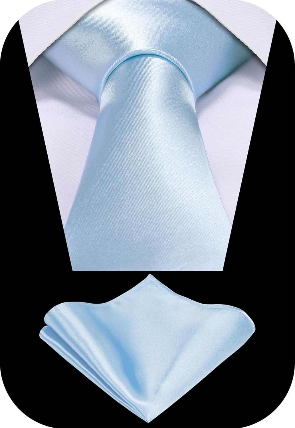 5-Piece Tie Set in White or Bl - مراجعة Pocket Square Set وسعره