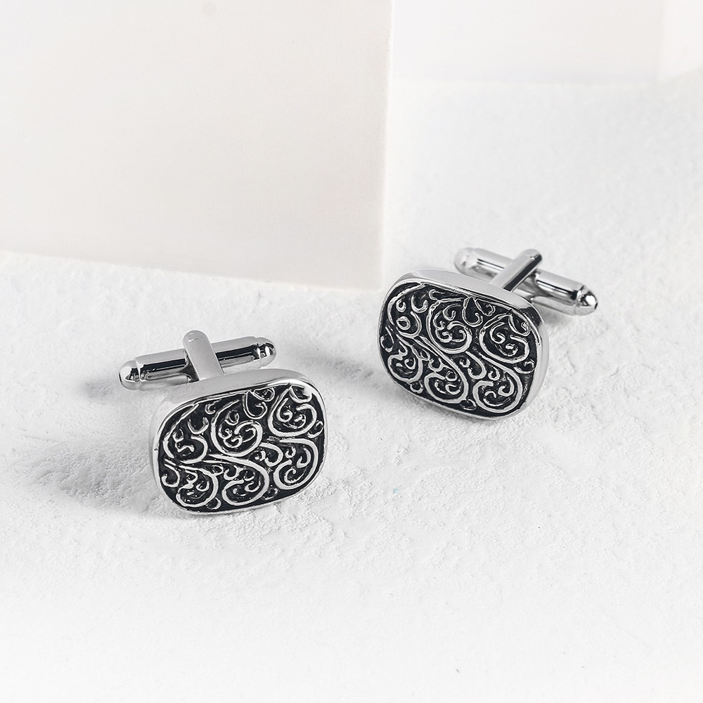 High Quality Gold Cufflinks Vi - مراجعة Tie Clip Silver وسعره