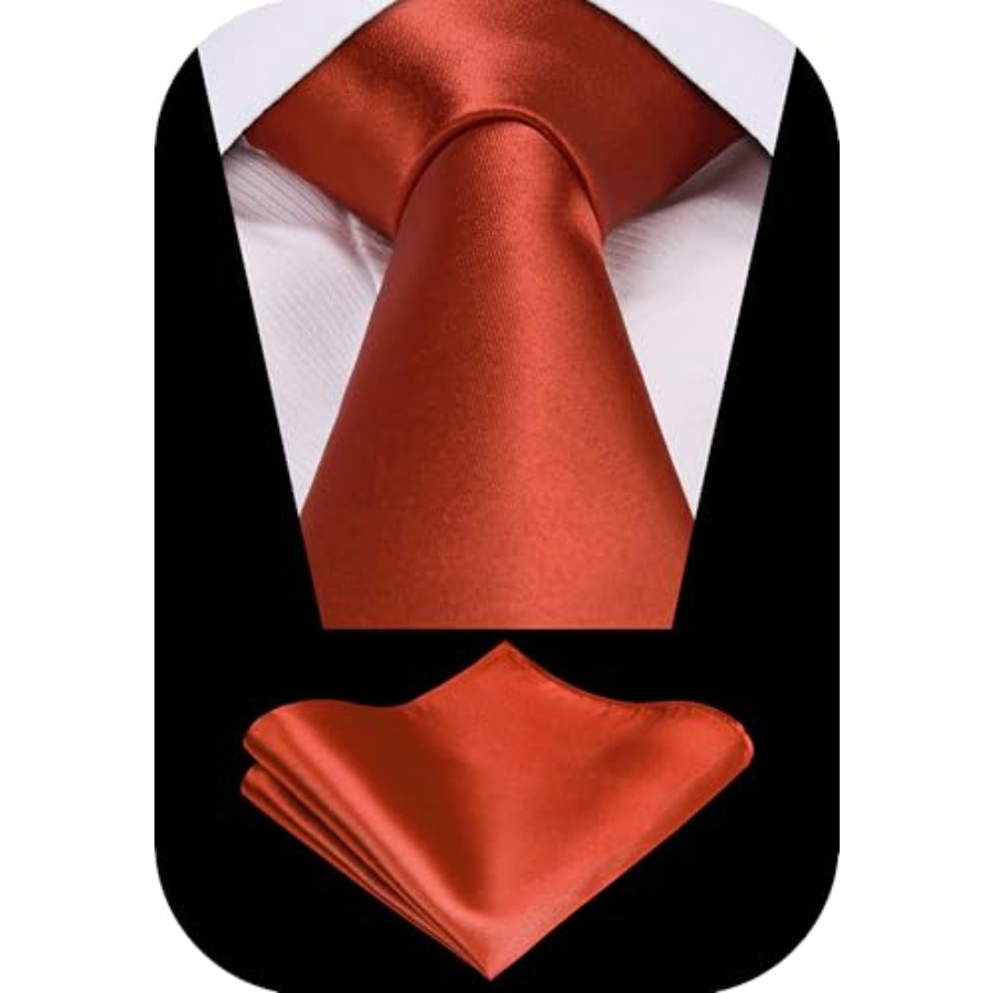 Solid Satin Woven dyed Color F - مراجعة Pocket Square Set وسعره