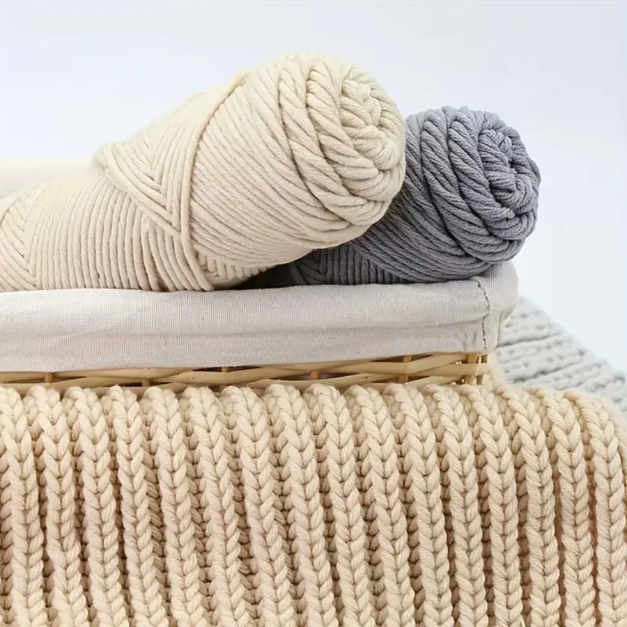 1Pc Lover's Cotton Yarn 8-Stra - مراجعة Woven Scarf Blanket وسعره