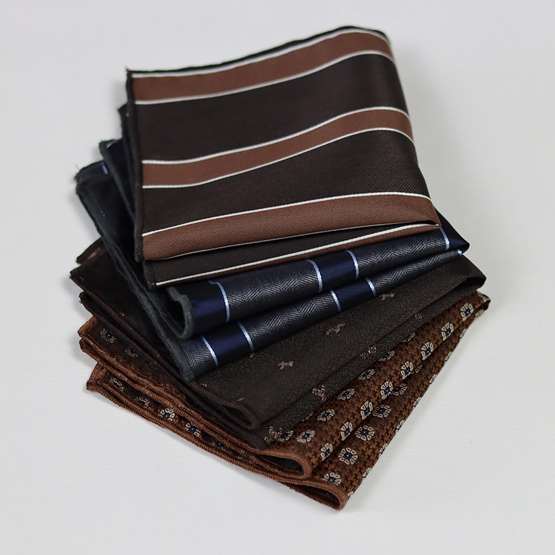 24cm Elegant Brown Pocket Squa - مراجعة Pocket Square Set وسعره