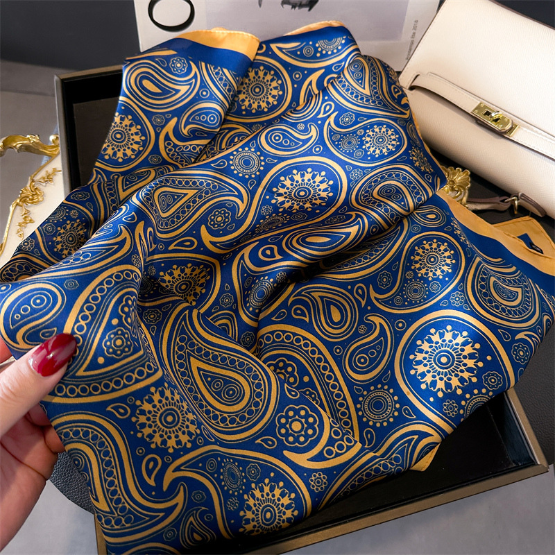 Women Silk Scarves 70*70cm Des - مراجعة Silk Neck Scarf وسعره
