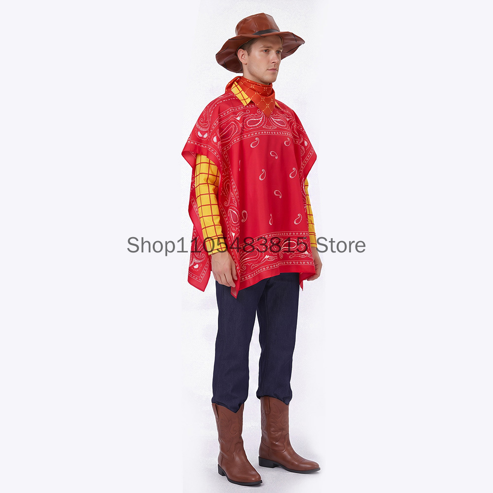 Men's Woody Cosplay costume To - مراجعة Ascot Neck Scarf وسعره