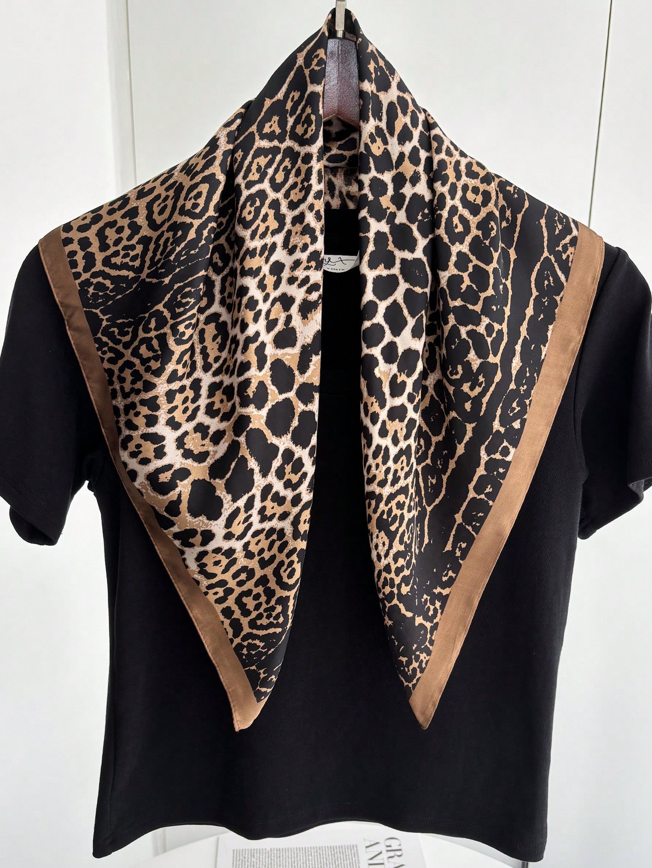 1pc Luxury Brand Leopard Print - مراجعة Bandana Cotton وسعره