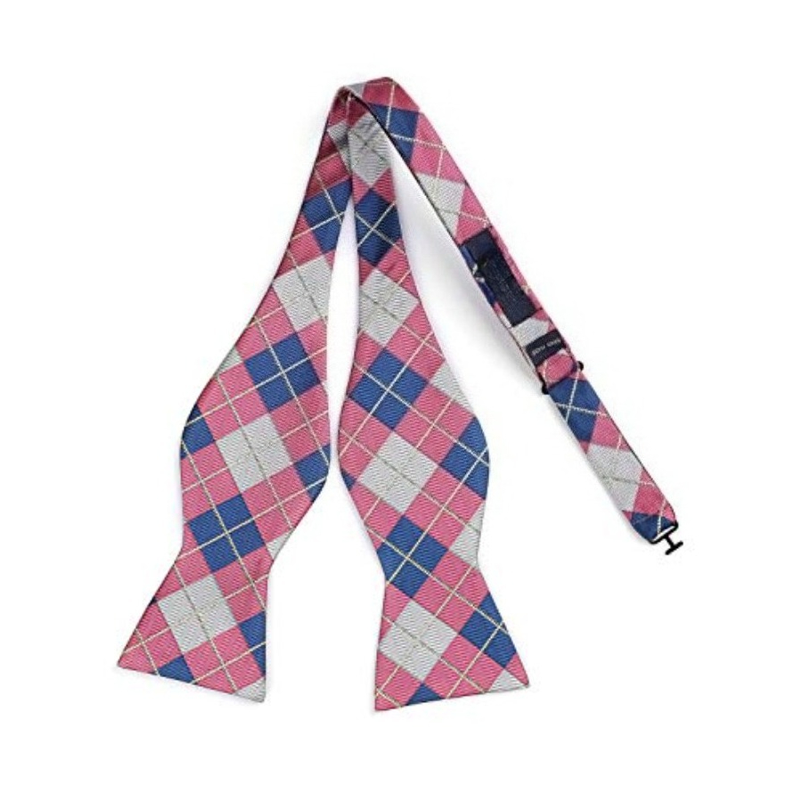 Bow Ties for Men Check Plaid S - مراجعة Pocket Square Set وسعره