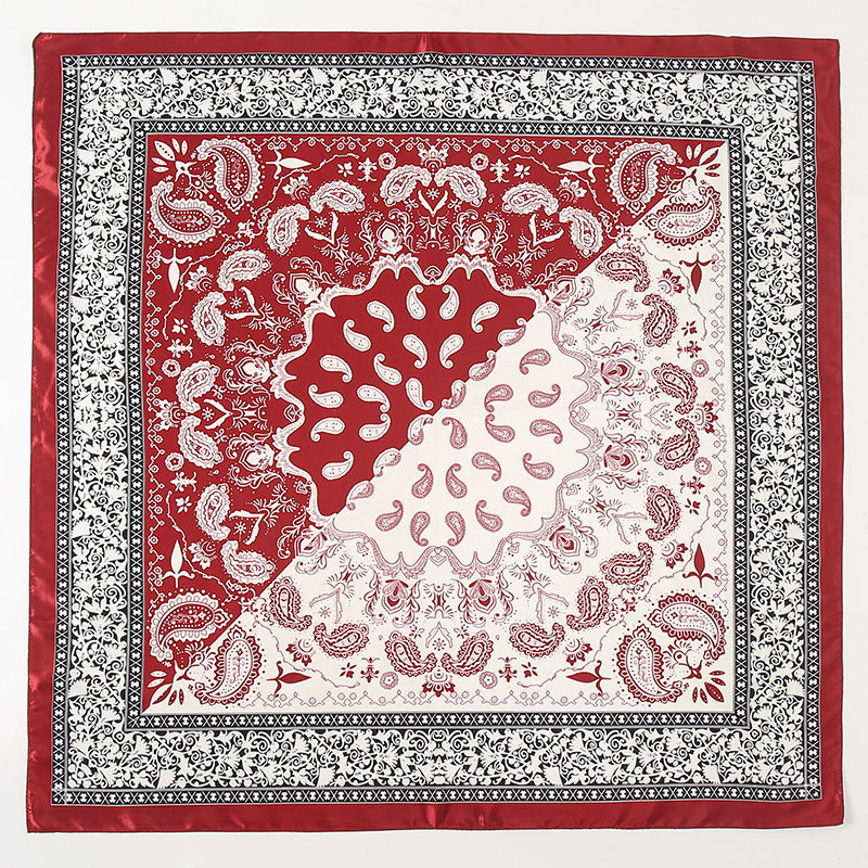 Satin Square Scarf Women Musli - مراجعة Scarf Silk Square وسعره