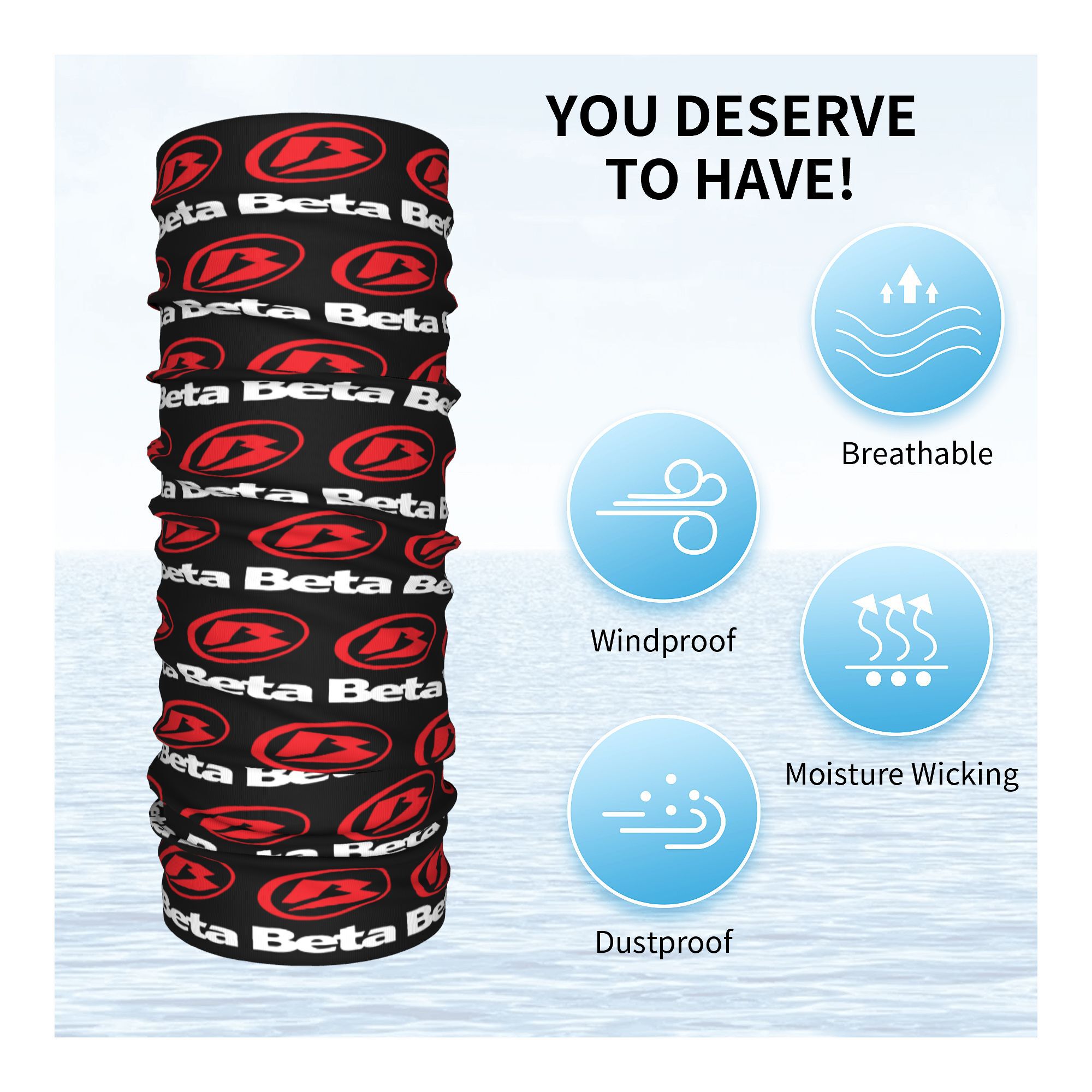 Custom New Motorcycle Racing B - مراجعة Neck Warmer Tube وسعره