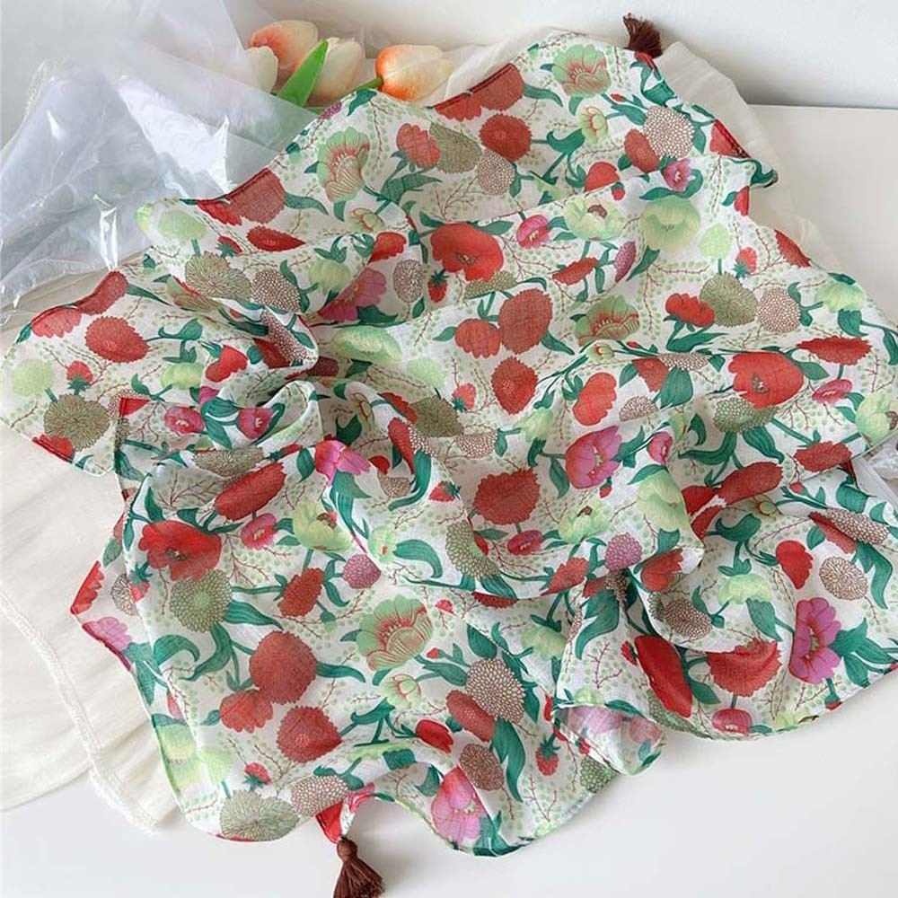 Neck Wrap Cotton-Linen Square  - مراجعة Bandana Cotton وسعره