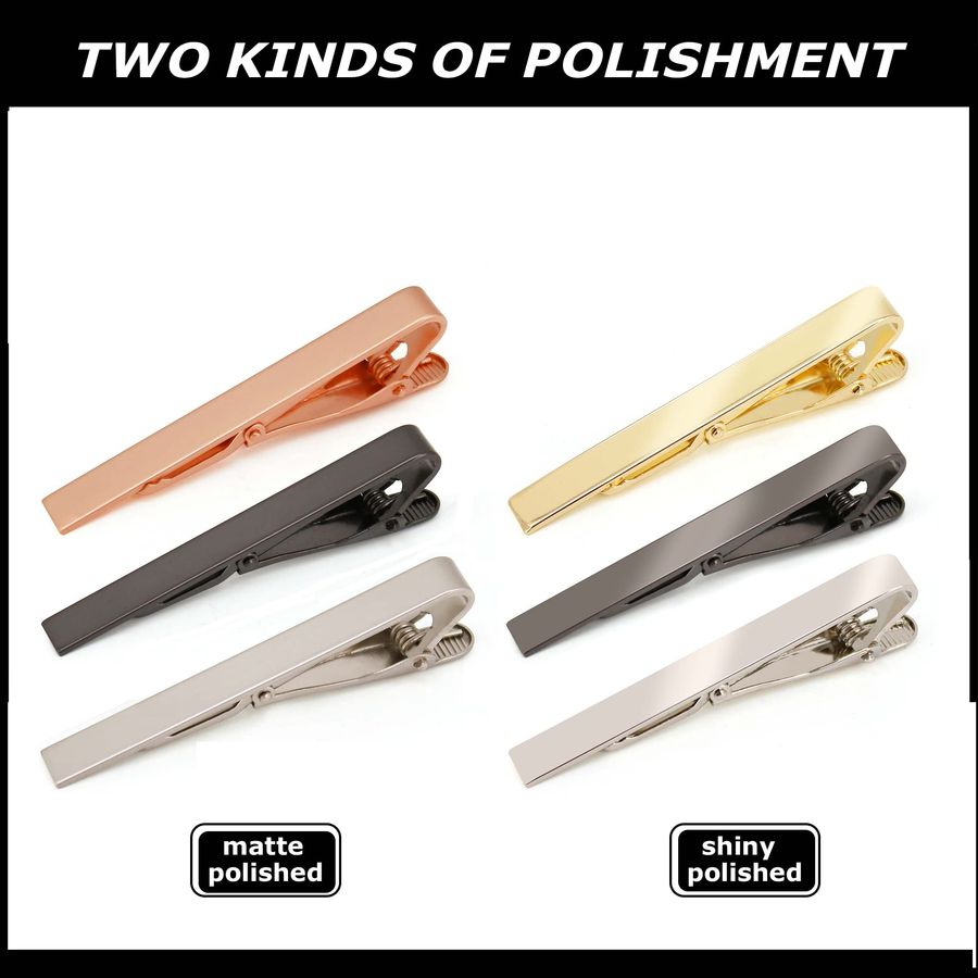 Clips for Men, 6 PACK Tie Clip - مراجعة Tie Bar Set Gift وسعره