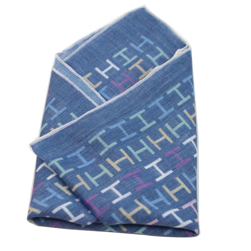 Men's Square Scarf with Button - مراجعة Scarf Silk Square وسعره