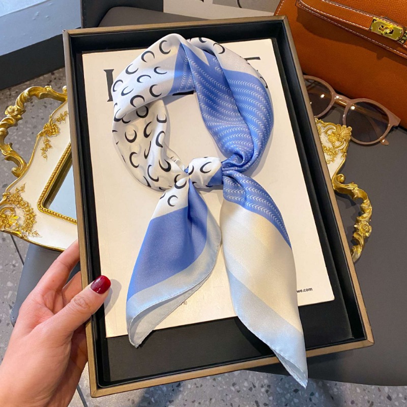 2025 NEW Hijab Head Girl Luxur - مراجعة Silk Tie Striped وسعره