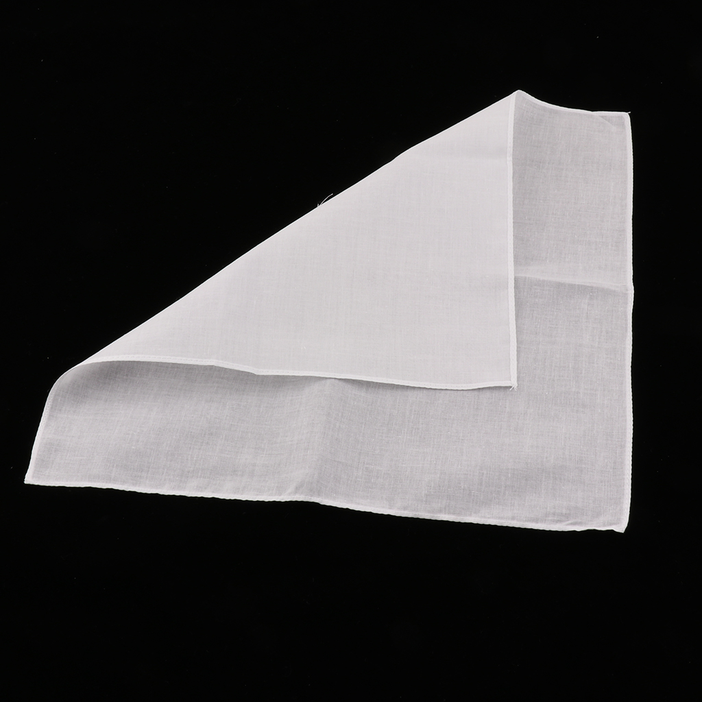 20/40pcs Plain Check Pocket Sq - مراجعة Handkerchief Cotton Men وسعره