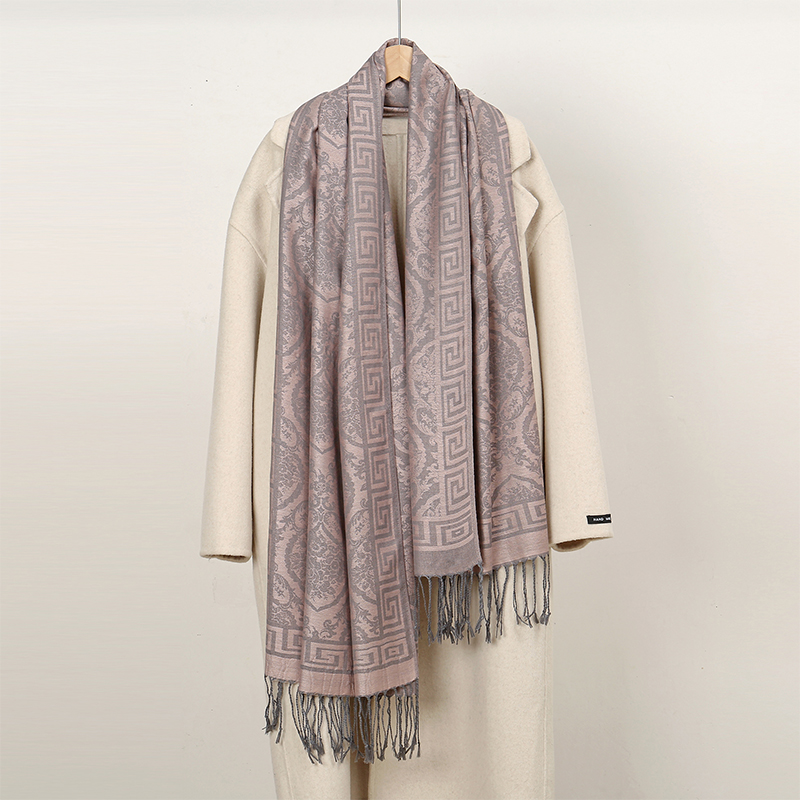 2024 Luxury Thick Cashmere Sca - مراجعة Woven Scarf Blanket وسعره