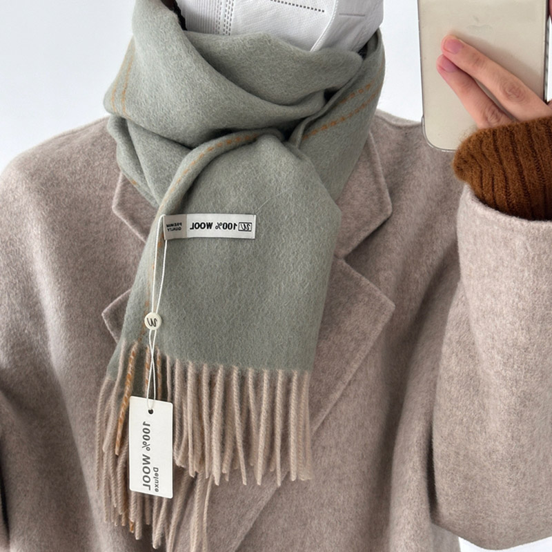 Elegant Good Quality 100% Wool - مراجعة Muffler Men Wool وسعره