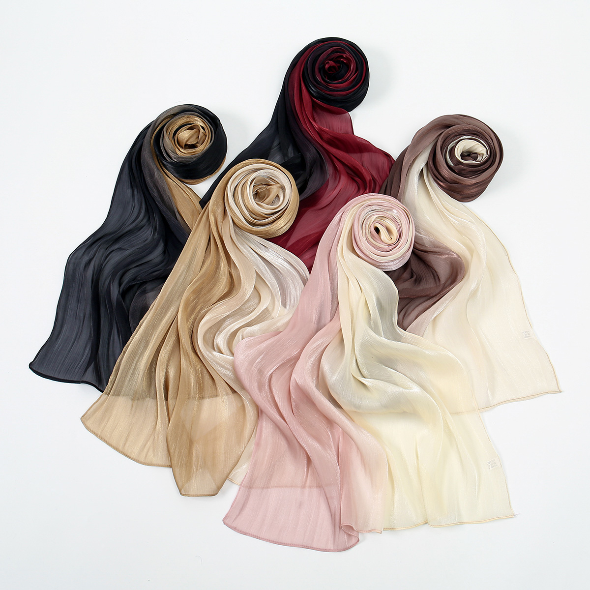 Gradient Twinkle Silk Hijab Sc - مراجعة Head Wrap Turban وسعره