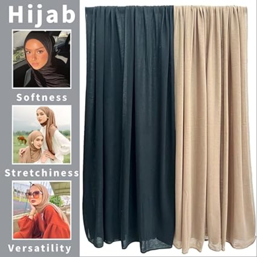 Muslim Hijab for Women Scarf L - مراجعة Head Wrap Turban وسعره