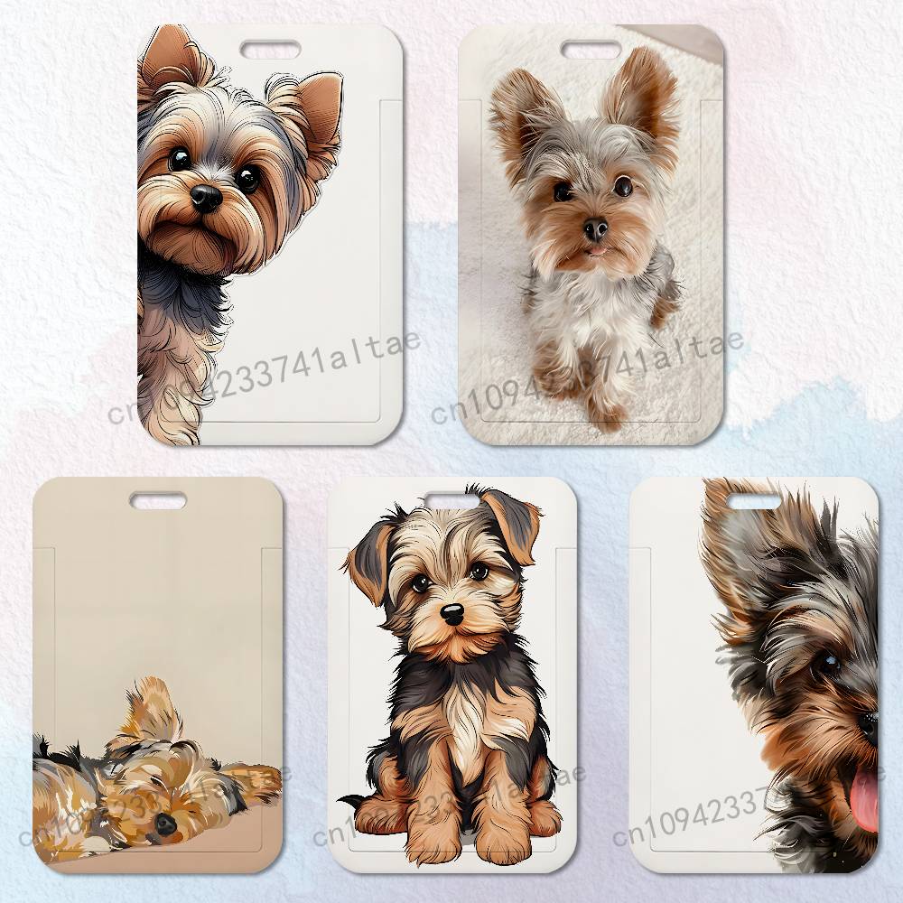 Yorkshire Terrier Dog Card Hol - مراجعة Lanyard Badge Holder وسعره