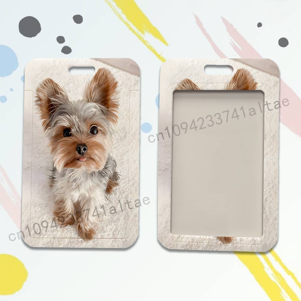 Yorkshire Terrier Dog Card Hol - مراجعة Lanyard Badge Holder وسعره