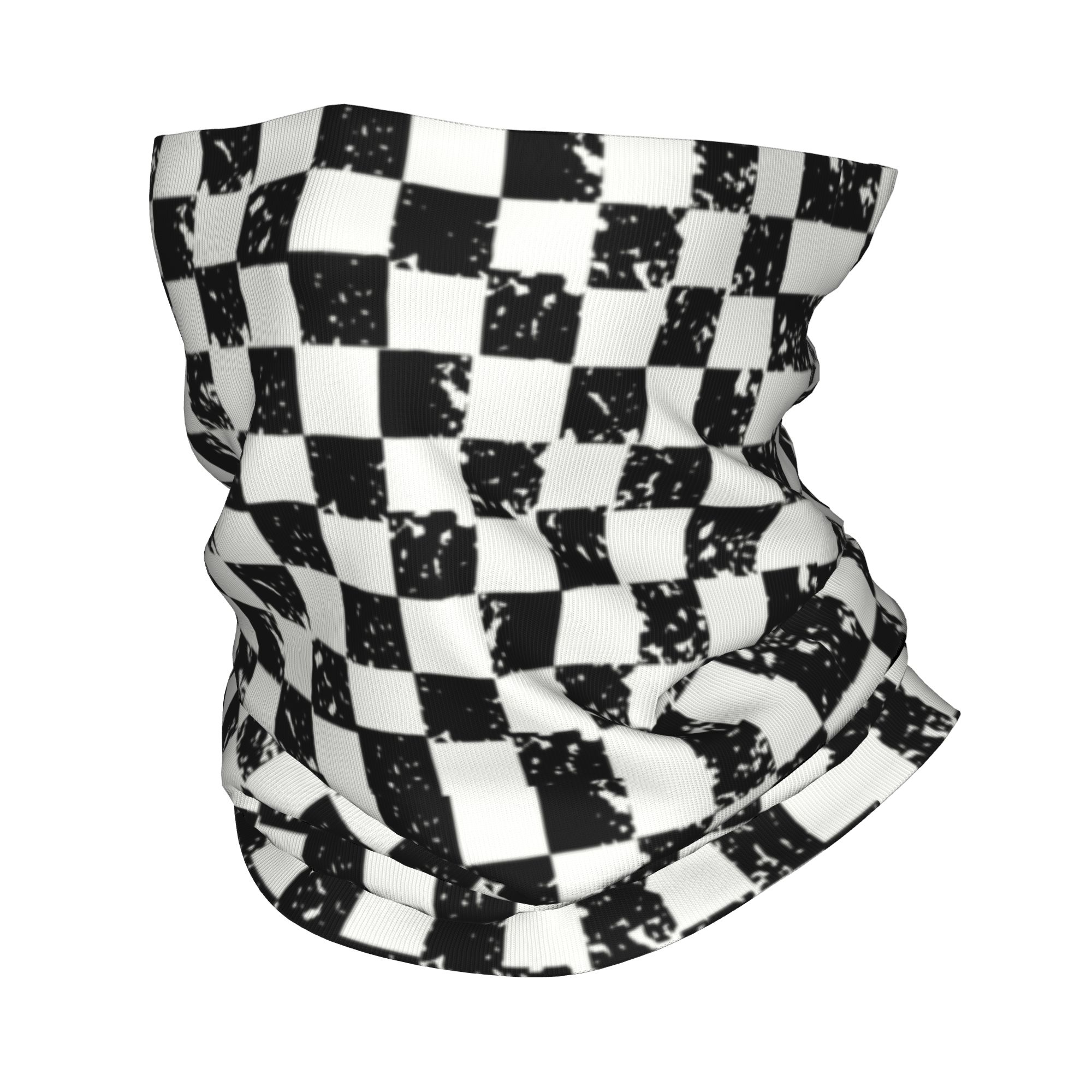 Custom Retro Checkered Flag Wi - مراجعة Neck Warmer Tube وسعره