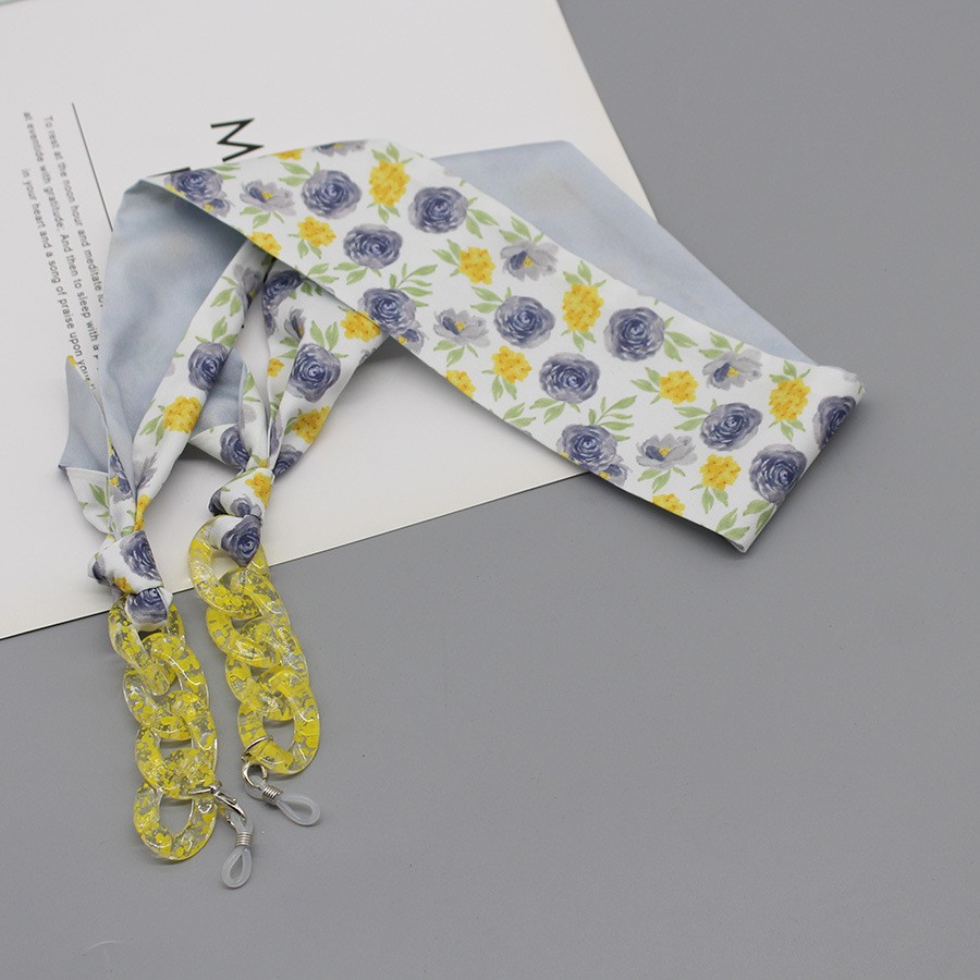 Bohemia Print Silk Scarf Glass - مراجعة Silk Neck Scarf وسعره