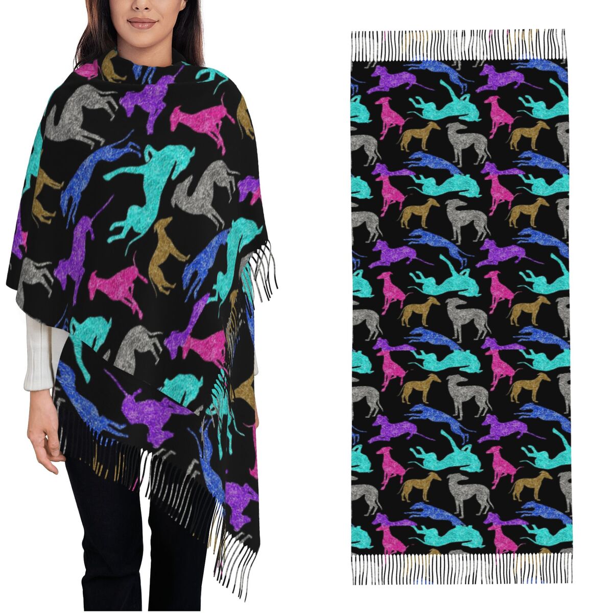 Greyt Greyhound Combo Scarf Wa - مراجعة Pashmina Wrap Large وسعره