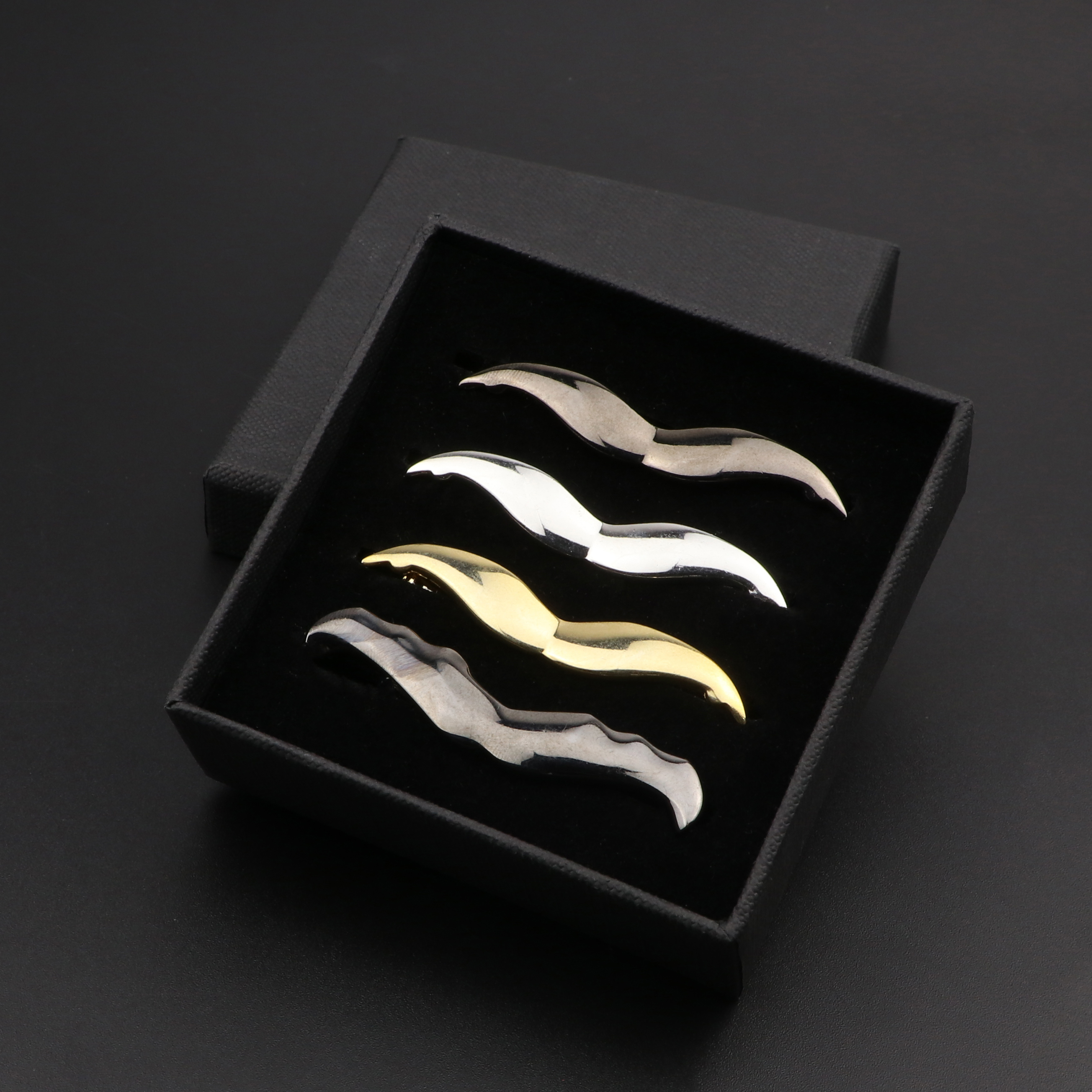 Fashion Metal Men Tie Clip Set - مراجعة Tie Bar Set Gift وسعره
