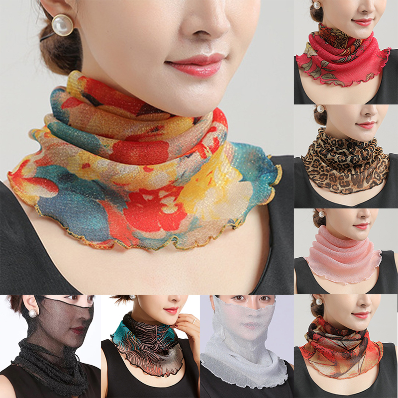 Spring Summer Chiffon Neck Col - مراجعة Ascot Neck Scarf وسعره