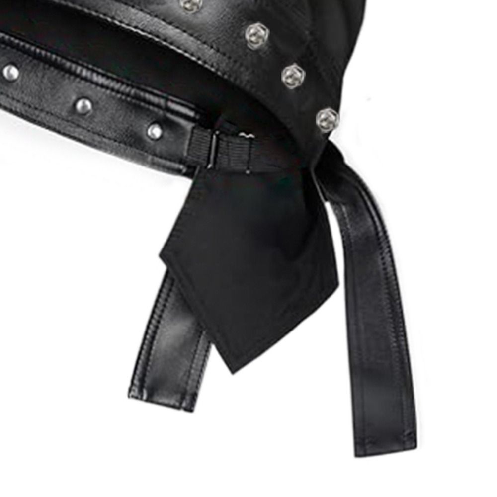 PU Leather Black Biker Cap Adj - مراجعة Bandana Doo Rag وسعره