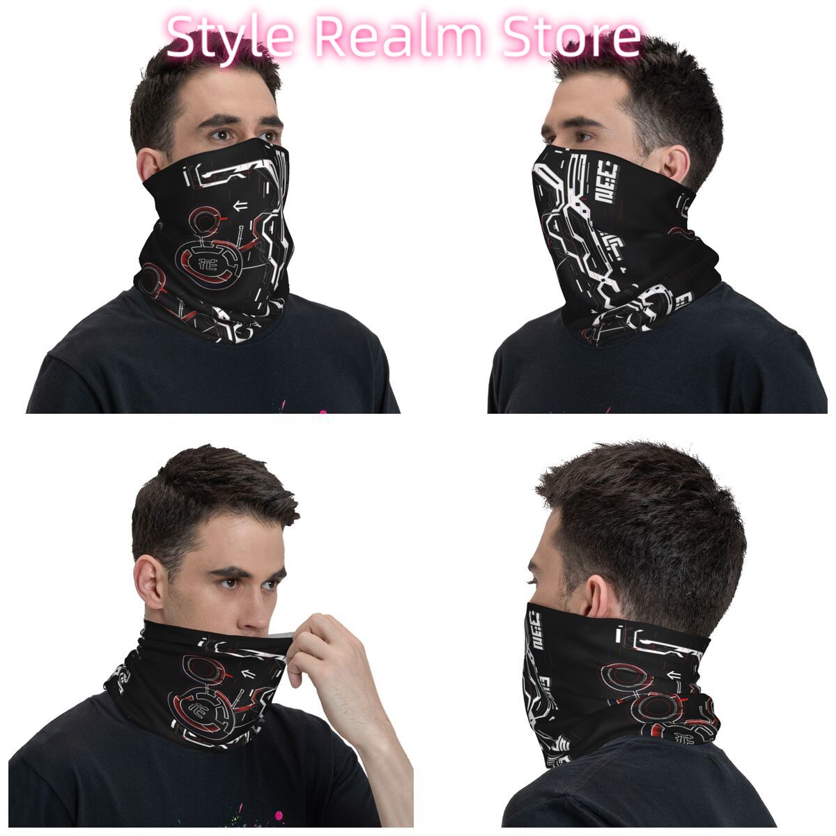 Custom Japanese Tokyo Flower T - مراجعة Neck Warmer Tube وسعره