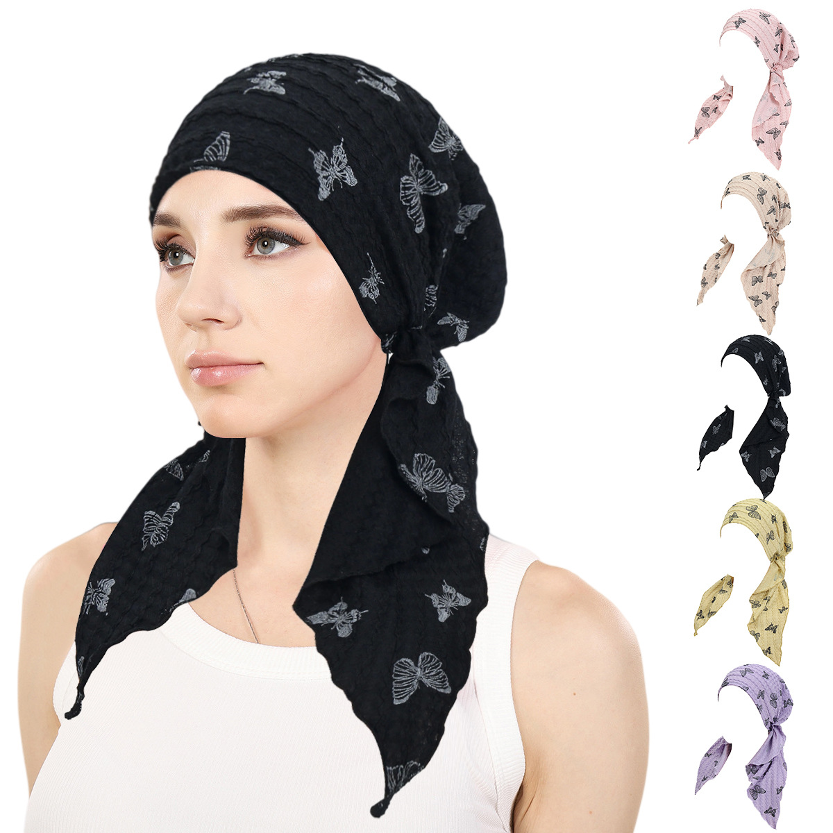 Women Muslim Hijab Caps Wrap H - مراجعة Head Wrap Turban وسعره