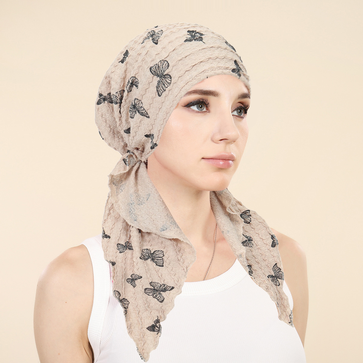 Women Muslim Hijab Caps Wrap H - مراجعة Head Wrap Turban وسعره
