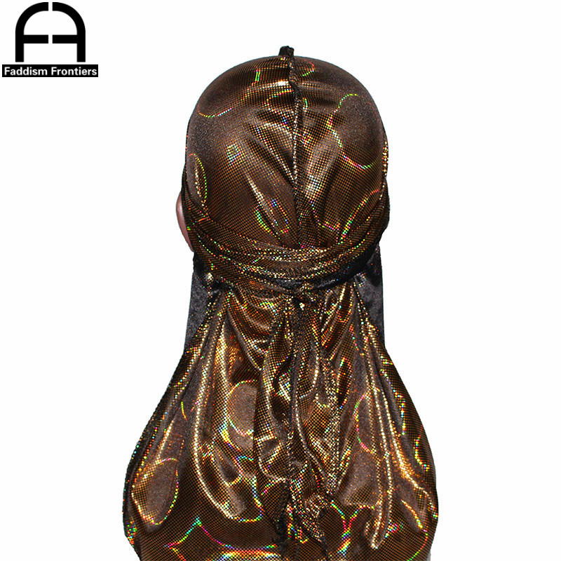 New Men's Colorful Sparkly Sil - مراجعة Bandana Doo Rag وسعره