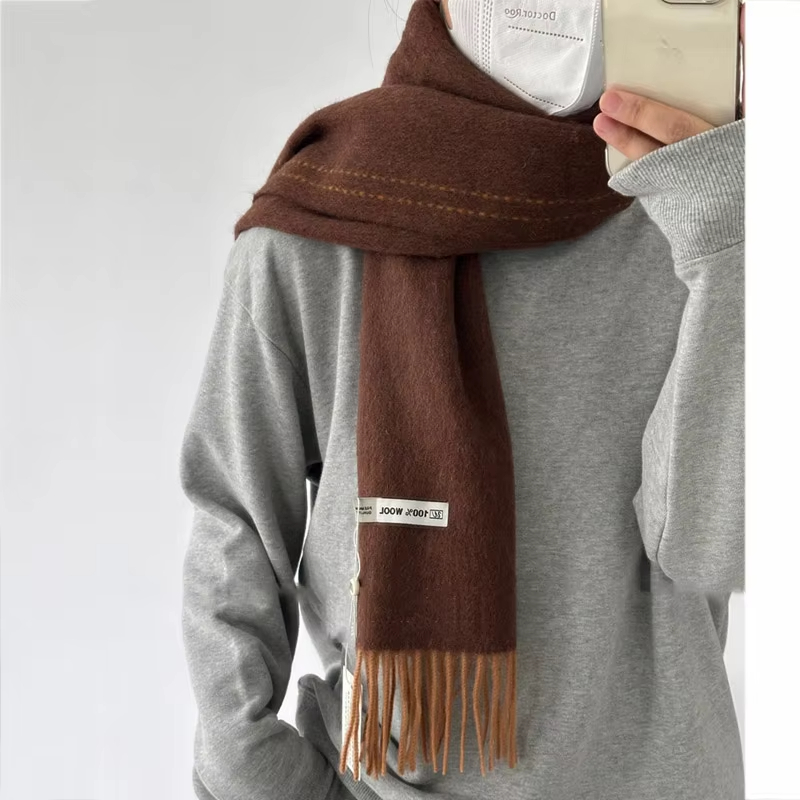 Luxury Australia 100% Pure Woo - مراجعة Muffler Men Wool وسعره