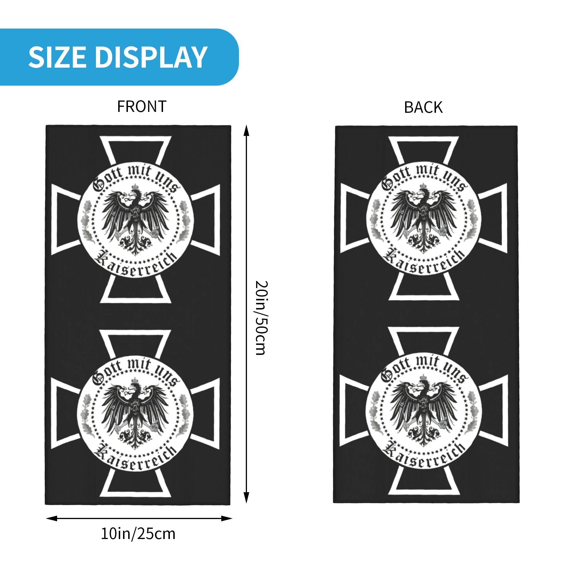 Custom German Empire Eagle Cro - مراجعة Neck Warmer Tube وسعره