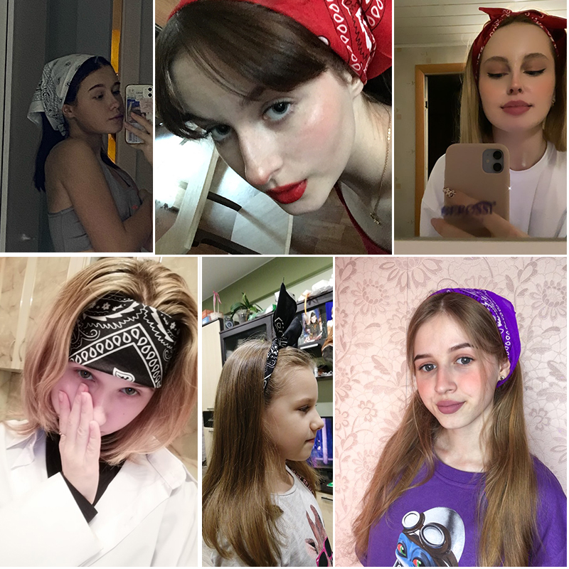 New Headbands Unisex Cotton Ba - مراجعة Bandana Cotton وسعره