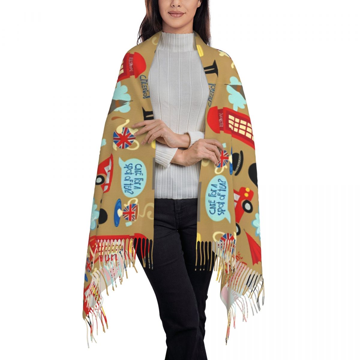 Enchanted London Scarf for Wom - مراجعة Pashmina Wrap Large وسعره