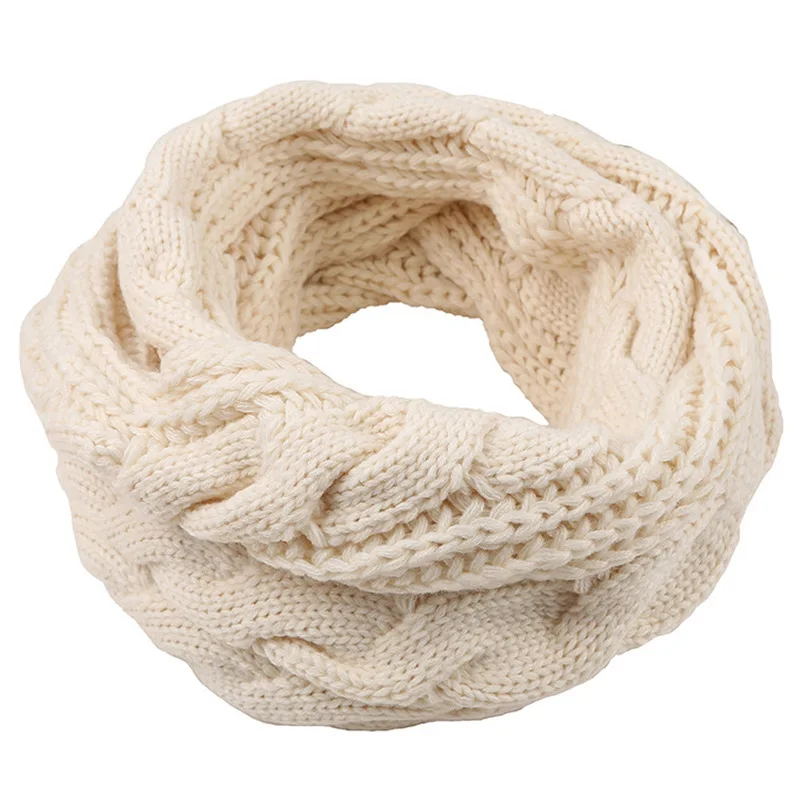 Men Women Boys Girls Thick Rib - مراجعة Infinity Scarf Knit وسعره