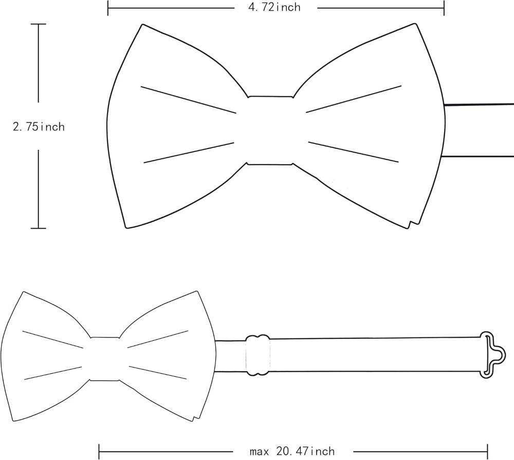 Solid Color Pre-tied Bow Tie Q - مراجعة Bow Tie Pre Tied وسعره
