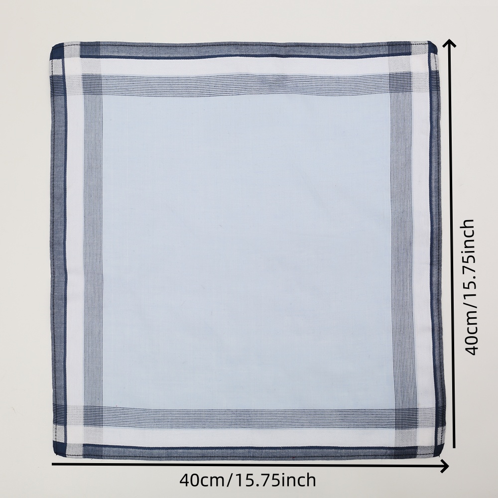 Men's Pure Cotton Yarn-Dyed Ha - مراجعة Handkerchief Cotton Men وسعره