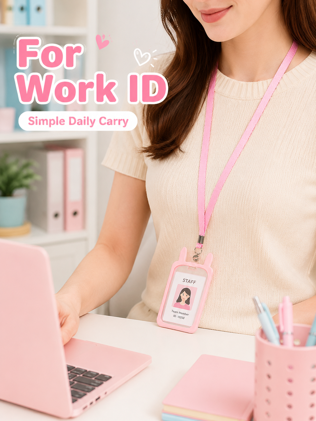 Cute Cartoon Transparent ID Ba - مراجعة Lanyard Badge Holder وسعره