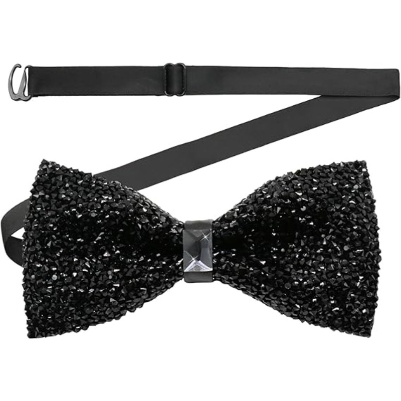 Fashion Rhinestone Bow Ties fo - مراجعة Bow Tie Pre Tied وسعره