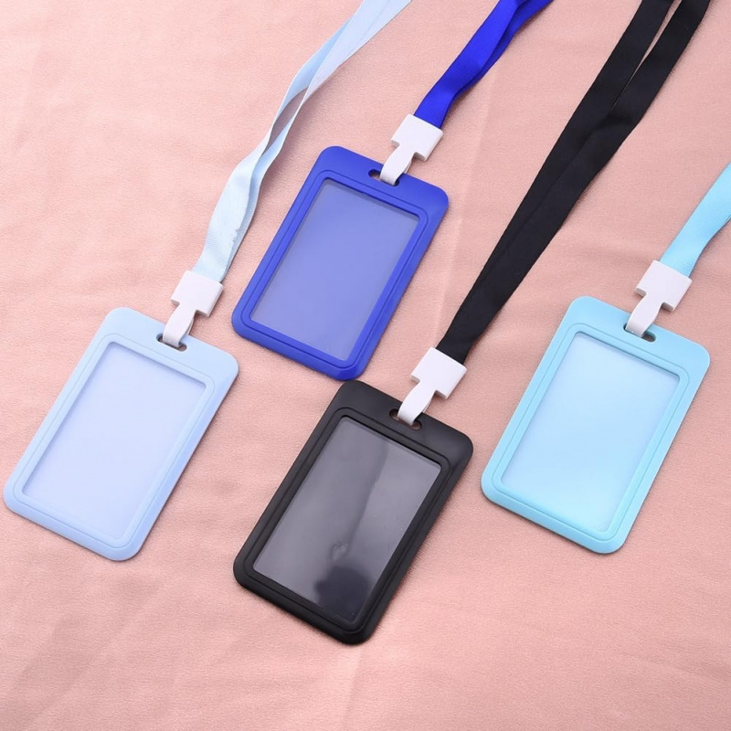 Colorful Sliding Vertical ID B - مراجعة Lanyard Badge Holder وسعره