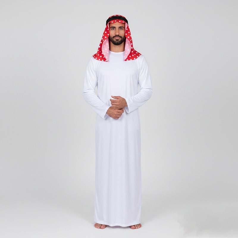 Traditional Arab Costume Arabi - مراجعة Ascot Neck Scarf وسعره