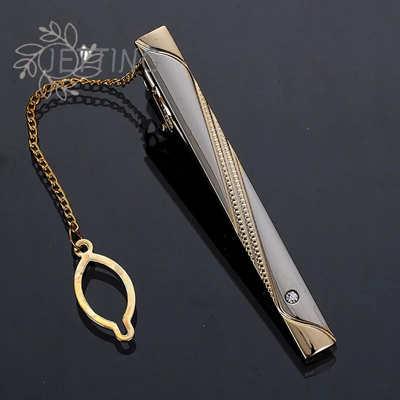 Hot Metal Simple Necktie Buckl - مراجعة Tie Clip Silver وسعره