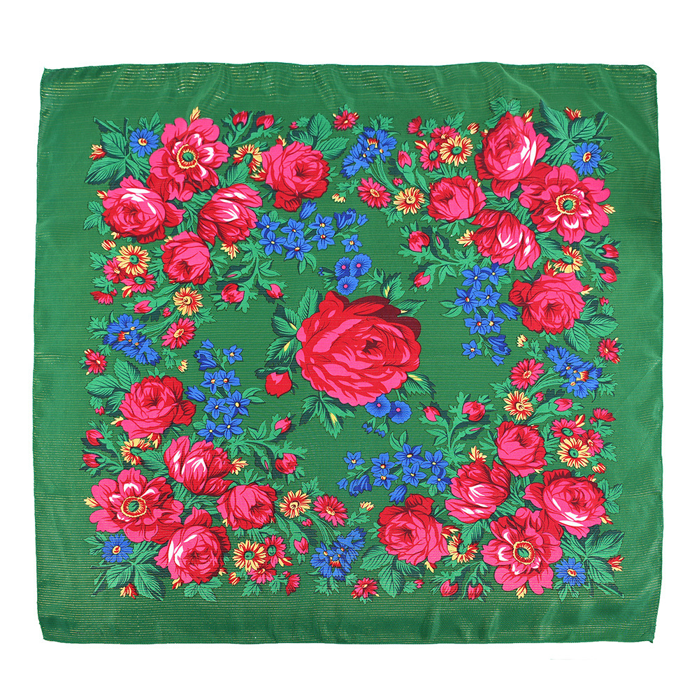 110*110cm Golden Silvery Wire  - مراجعة Bandana Cotton وسعره
