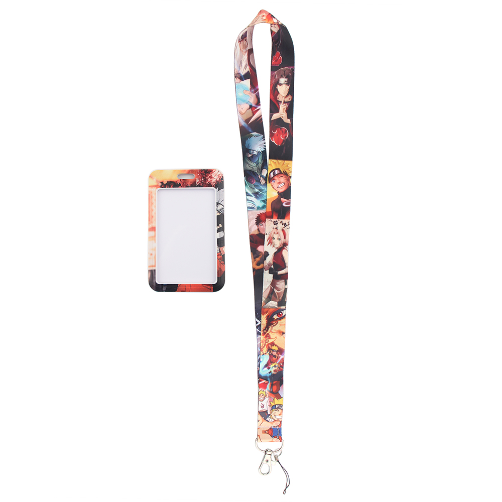 Japanese Anime Red Clouds Busi - مراجعة Lanyard Badge Holder وسعره